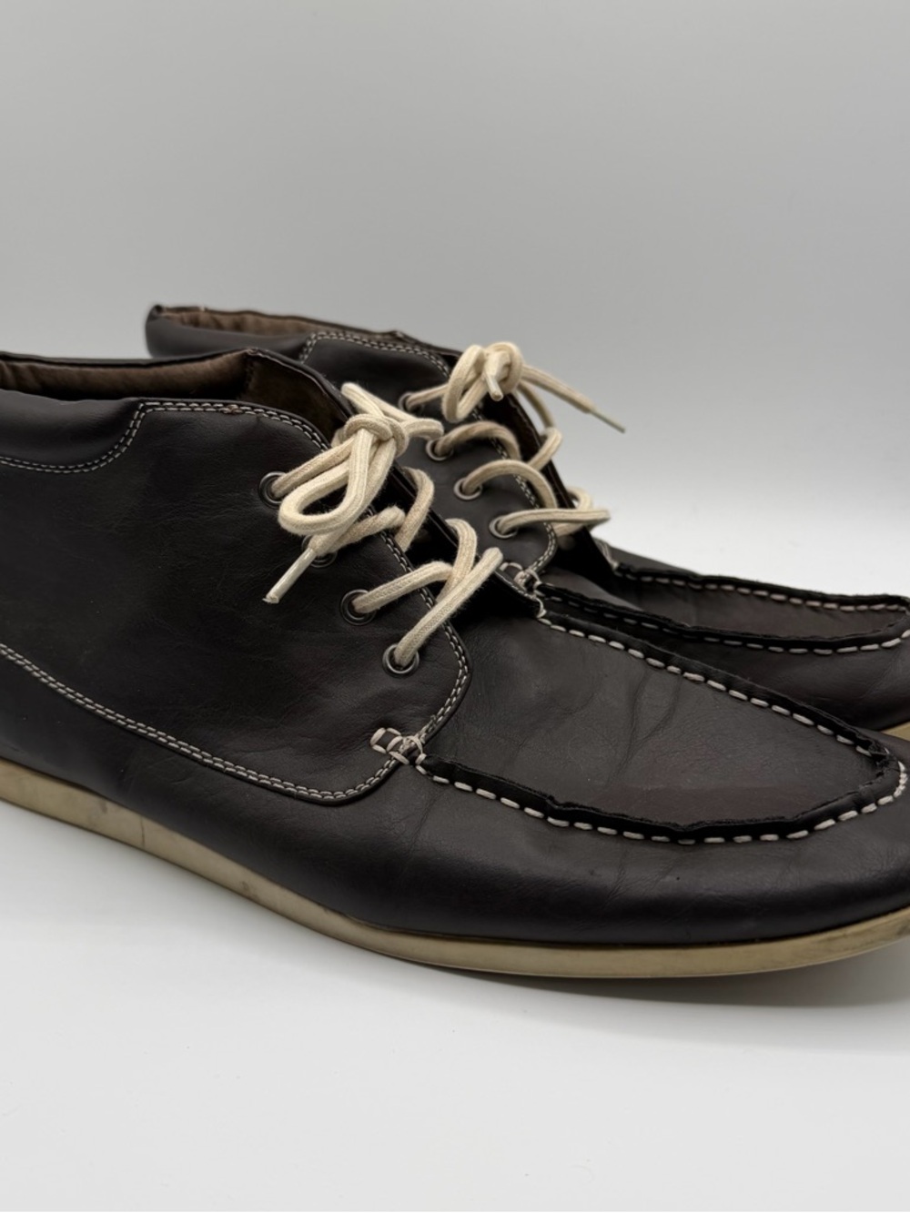 Madden M-Graver Chukka Boots Mens 13 Brown Moc Toe Lace Up Casual Shoes